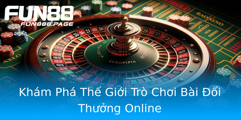 Khám Phá Thế Giới Trò Chơi Bài Đổi Thưởng Online Khám Phá Thế Giới Trò Chơi Bài Đổi Thưởng Online